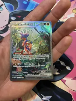 Pokemon TCG Koraidon EX Scarlet Violet Special Illustration Rare Card 247/198 - Image 1