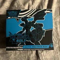 Pokemon TCG Scarlet & Violet Black Bolt Elite Trainer Box W/ Small Tear From VM - Image 1