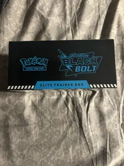 Pokemon TCG Scarlet & Violet Black Bolt Elite Trainer Box W/ Small Tear From VM - Image 2