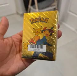 Pokemon 55pc Gold Card Pack Rare Golden Foil Cards - Image 1