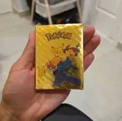 Pokemon 55pc Gold Card Pack Rare Golden Foil Cards - Image 4