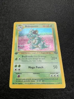 Pokemon TCG 1st Edition Nidoqueen Jungle 7/64 Holo Rare - Image 3