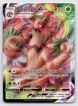 Trevenant VMAX 014/203 Holo VMAX Rare Evolving Skies Pokemon Near Mint - Image 1