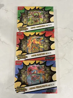 Pokemon TCG Ascended Heroes Ex Box Set of 3 NEW & Sealed Lot - Image 1