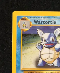 Pokemon TCG Wartortle Gold W Stamp 63/130 Base Set 2 NM Condition WOTC 2000 - Image 2