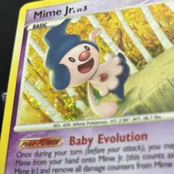 Mime Jr. DP22 - Holofoil SWIRL - Pokemon Promo - MP - Image 3