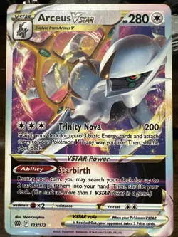 Pokemon Arceus VSTAR - 123/172 - Ultra Rare NM-Mint Brilliant Stars - Image 1