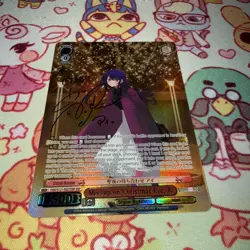 Signed Weiss Schwarz Ai SSP OSK/S121-E027SSP Oshi no ko vol.2 English - Image 2