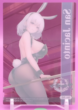 San Jacinto/Azur Lane Trading Card Clear Vol.3 Collectible Card Japanese No.66 - Image 2