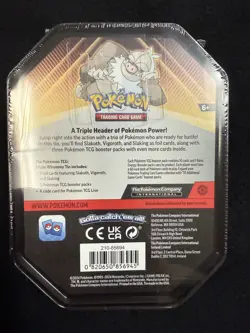 Pokemon TCG: Slaking Triple Whammy Collector Tin (3 Card Packs) Factory Sealed - Image 2
