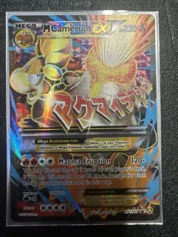 Pokemon Mega M Camerupt EX Holo Black Star Promo Card XY198a - Image 1