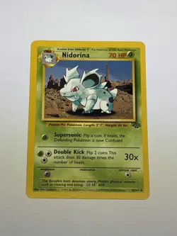Nidorina 40/64 Jungle Uncommon Pokemon Card TCG Vintage WotC 1999 LP - Image 1