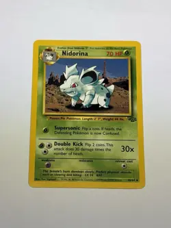 Nidorina 40/64 Jungle Uncommon Pokemon Card TCG Vintage WotC 1999 LP/NM - Image 1