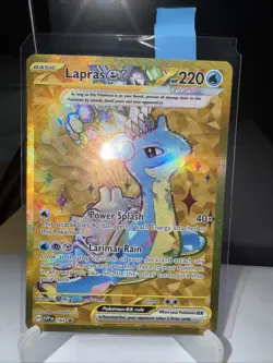 Lapras EX Stellar Crown Black star Promo 164 Pokemon Card TCG - Image 1