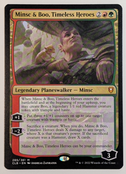 MTG - 1x Minsc & Boo Timeless Heroes - Baldur's Gate - NM - Magic The Gathering - Image 1