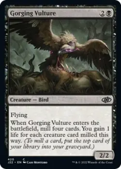 Gorging Vulture - Light Play MTG Jumpstart 2022 - Image 1