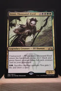 Izoni, Thousand-Eyed Rare LP Guilds of Ravnica MTG Magic the Gathering ManaFam - Image 1