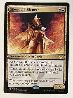Silverquill Silencer Strixhaven: School of Mages Non-Foil Regular MTG - Image 1