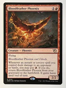 Bloodfeather Phoenix March of the Machine Non-Foil Regular MTG - Image 1
