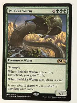 Pelakka Wurm Core Set 2019 Non-Foil Regular MTG - Image 1