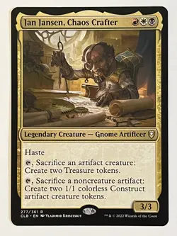 Jan Jansen, Chaos Crafter Commander Legends: Baldur's Gate Non-Foil Regular MTG - Image 1