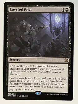 Coveted Prize Zendikar Rising Non-Foil Regular MTG - Image 1