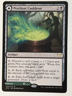 Pestilent Cauldron Strixhaven: School of Mages Non-Foil Regular MTG - Image 1