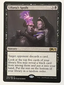 Liliana's Spoils Core Set 2019 Non-Foil Regular MTG - Image 1