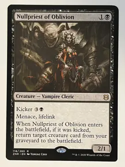 Nullpriest of Oblivion Zendikar Rising Non-Foil Regular MTG - Image 1