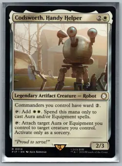 Codsworth, Handy Helper - Universes Beyond Fallout - MTG - Magic - Near Mint - Image 1
