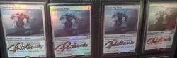 MTG 4 X FOIL SUNDERING TITAN SHADOW SIGNED BY ARTIST - Image 1