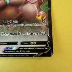 Pokemon Fusion Strike GREEDENT V Ultra Rare Single Card 217/264 - Image 4