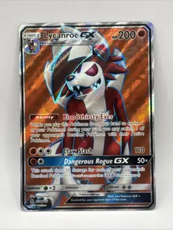 2017 Pokemon TCG Guardians Rising Lycanroc GX 138/145 Full Art - Image 1