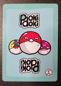 Tentails (Ninetales) 38/151 - Heart Holo Pokidoki First Edition Fan Art Pokemon - Image 2