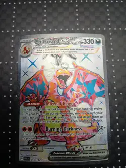 Pokemon TCG Charizard ex 215/197 Obsidian Flames Full Art Ultra Rare - NM/M - Image 1