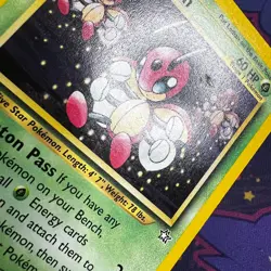 Ledian Uncommon Neo Genesis 1st Edition 039/111 Pokemon Card LP - Image 3