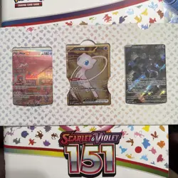 Pokemon TCG 151 UPC Promo Set Mew 053, Mewtwo 052, Metal Mew 205 New (SEALED) - Image 1