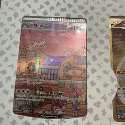 Pokemon TCG 151 UPC Promo Set Mew 053, Mewtwo 052, Metal Mew 205 New (SEALED) - Image 2