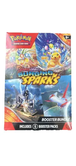 Pokemon TCG Surging Sparks Booster Bundle (6 Packs) Factory Sealed! - Image 1