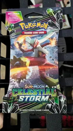 Pokemon TCG Celestial Storm Sleeved Booster Pack Blaziken Artwork Sealed New - Image 1