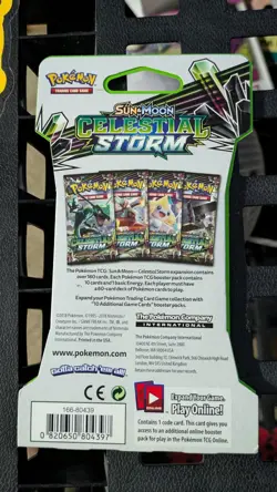 Pokemon TCG Celestial Storm Sleeved Booster Pack Blaziken Artwork Sealed New - Image 2