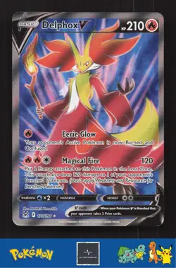 2022 Pokemon SWSH Lost Origin 173/196 Delphox V - Image 1