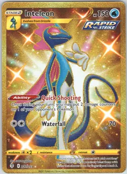 Inteleon 227/203 Secret Rare Evolving Skies Pokemon NM - Image 1
