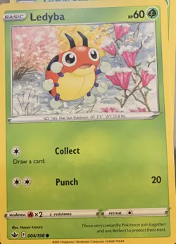 Pokemon TCG Pokemon Ledyba Ledyba Common Regular - Image 1