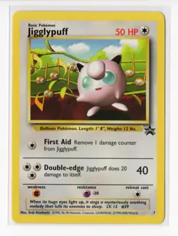 Pokemon Jigglypuff Promo WoTC Promo 07/53 NM WOTC Vintage - Image 1