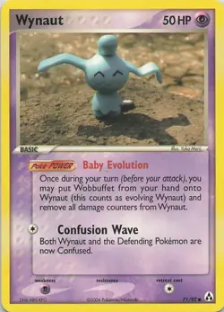 2006 Wynaut 71/92 Pokemon Legend Maker Regular - Image 1