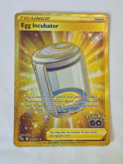 Egg Incubator 087/078 Secret Rare Pokemon GO Pokemon Holo Near Mint - Image 1