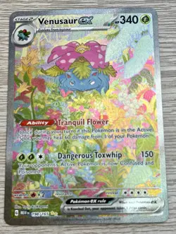 Pokemon Scarlet & Violet 151 Venusaur ex 198/165 Special Illustration Rare - Image 1