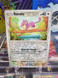 Rattata 019/165 Reverse Holo Common Pokemon TCG S&V English 151 - Image 1