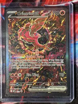Pokemon TCG Oricorio ex 024 Promo Full Art Basic Holo HP190 SV Black Star Promo - Image 3